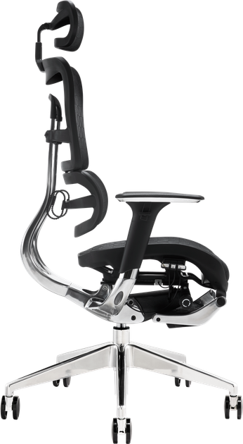 Офисное эргономичное кресло GT Racer X-801L Black (W-51) - изображение 4