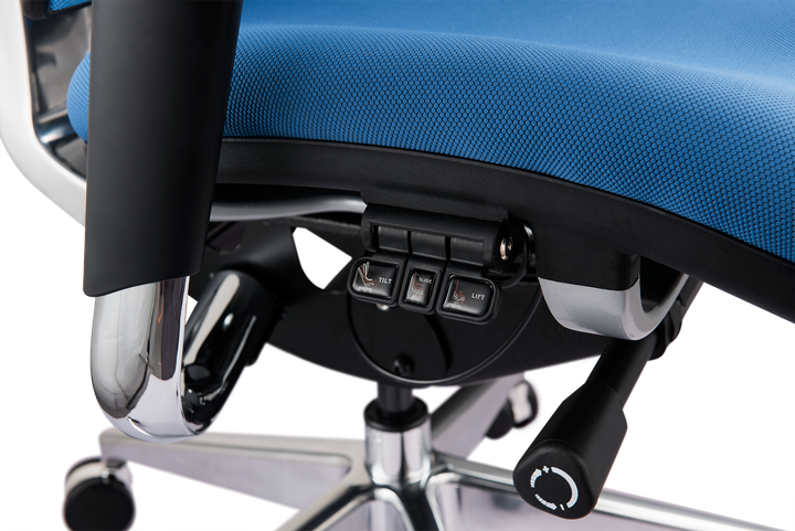 Офисное эргономичное кресло GT Racer X-782 Blue (W-25 B-45) - изображение 3