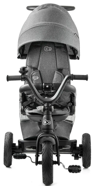 Rower trójkołowy Kinderkraft Easytwist Platinum Grey (KKRETWIGRY0000) (176375) - Zdjęcie 3 Rower trójkołowy Kinderkraft Easytwist Platinum Grey (KKRETWIGRY0000) (176375) - obraz 3