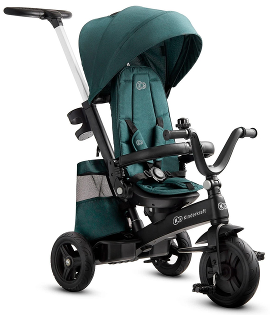 Велосипед трехколесный Kinderkraft Easytwist Midnight Green