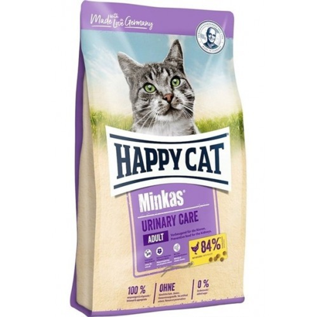 Сухой корм Happy Cat Minkas Urinary Care для кошек для профилактики ...