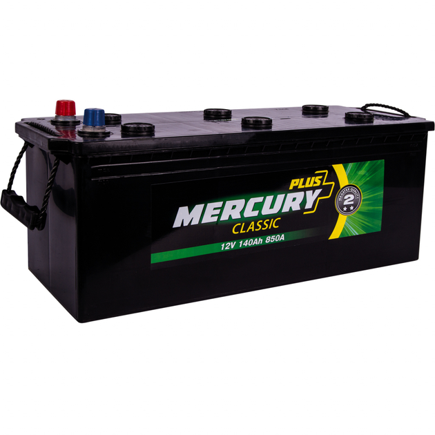 Аккумулятор автомобильный MERCURY battery CLASSIC Plus 140Ah боковая(+/-) без нижн. бурта (P47285) - изображение 1