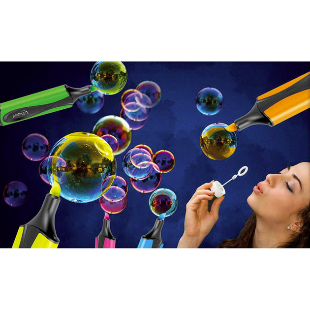 Маркер Maped набір Fluo Peps Ultra Soft 1-5 мм 4 шт Кольорові (MP.746047) - зображення 6