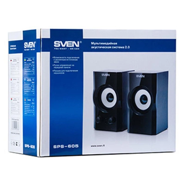 Акустическая система Sven SPS-605 Black - зображення 3