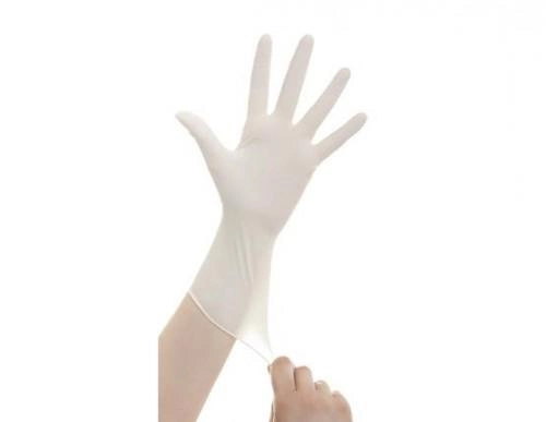 Одноразові рукавички латексні без пудри нестерильні Medicom SafeTouch Latex 100 шт в упаковці Розмір S Білі - зображення 2