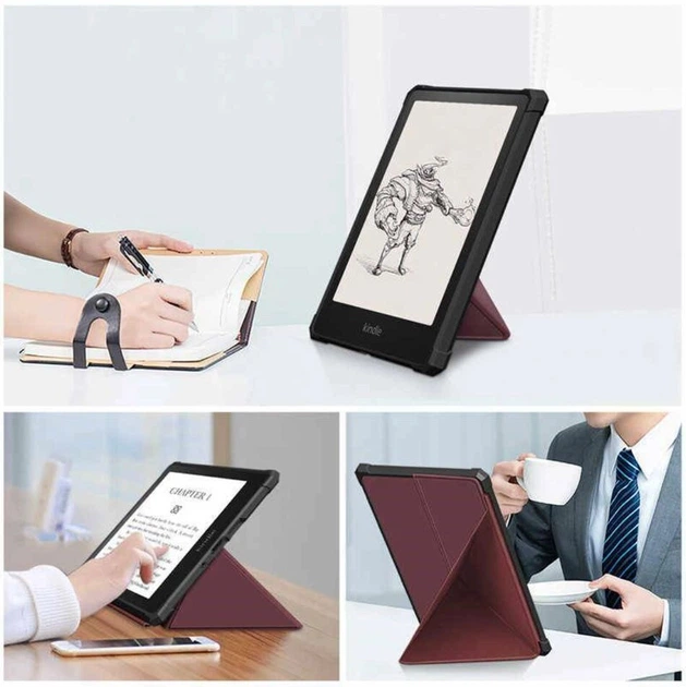 Обложка Primolux Transformer для электронной книги Amazon Kindle Paperwhite 11th Gen 2021 - Red Wine Primolux бордовый - Фото 6 Обложка Primolux Transformer для электронной книги Amazon Kindle Paperwhite 11th Gen 2021 - Red Wine Primolux бордовый - изображение 6