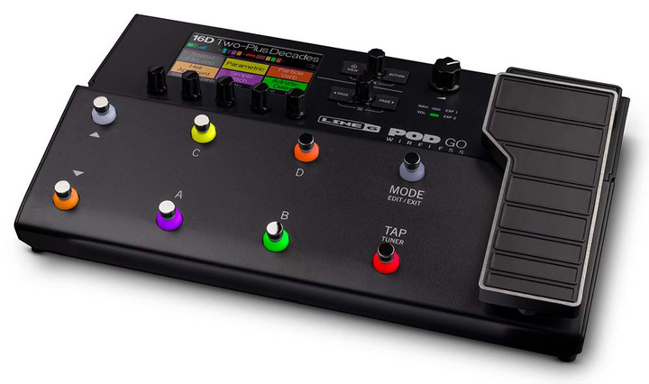 美品 Line6 POD GO WIRELESS Гитарный процессор со встроенной радиосистемой LINE6 POD Go