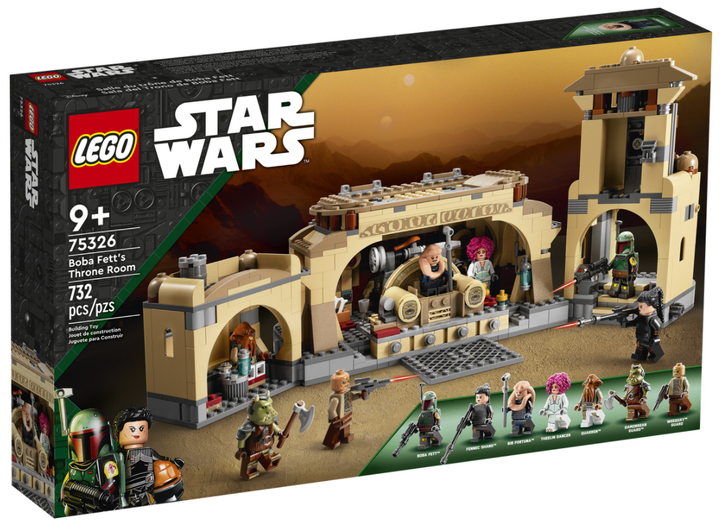 Конструктор LEGO Star Wars Тронный зал Бобы Фетта 732 детали (75326 ...
