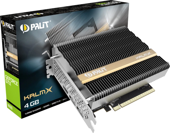 Видеокарта Palit PCI-Ex GeForce GTX 1650 KalmX 4GB GDDR5 (128bit