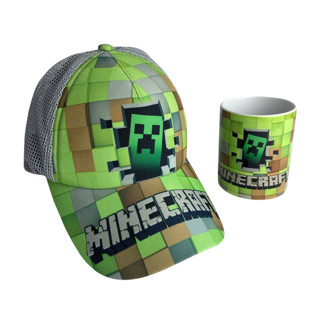 Подарочный набор мини (Minecraft) Майнкрафт Чашка + Кепка Крипер – фото ...