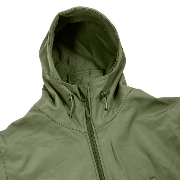 Тактическая куртка софтшелл с капюшоном одежда для военнослужащих демисезонная Soft Shell XL (F_4255-27075) - изображение 2