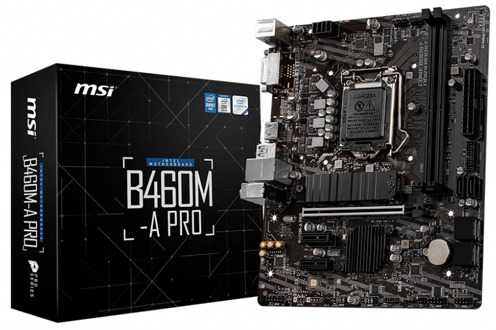 Материнська плата MSI B460M-A Pro (s1200, Intel B460, PCI-Ex16) - Фото 5 Материнська плата MSI B460M-A Pro (s1200, Intel B460, PCI-Ex16) - зображення 5