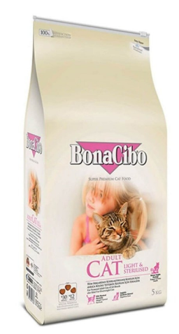 Сухий корм для стерилізованих котів BonaCibo Adult Cat Light&Sterilized 2 кг з м'ясом курки, анчоусами та рисом - Фото 1 Сухий корм для стерилізованих котів BonaCibo Adult Cat Light&Sterilized 2 кг з м'ясом курки, анчоусами та рисом - зображення 1