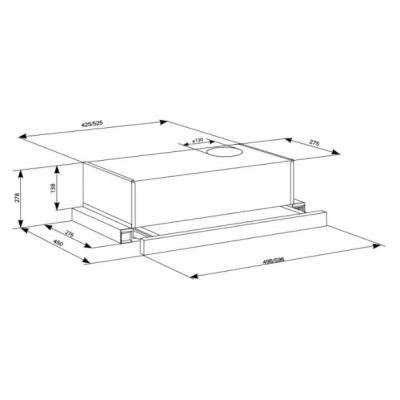 Вытяжка кухонная Eleyus LOTUS 470 50 WH (LOTUS47050WH) - изображение 9