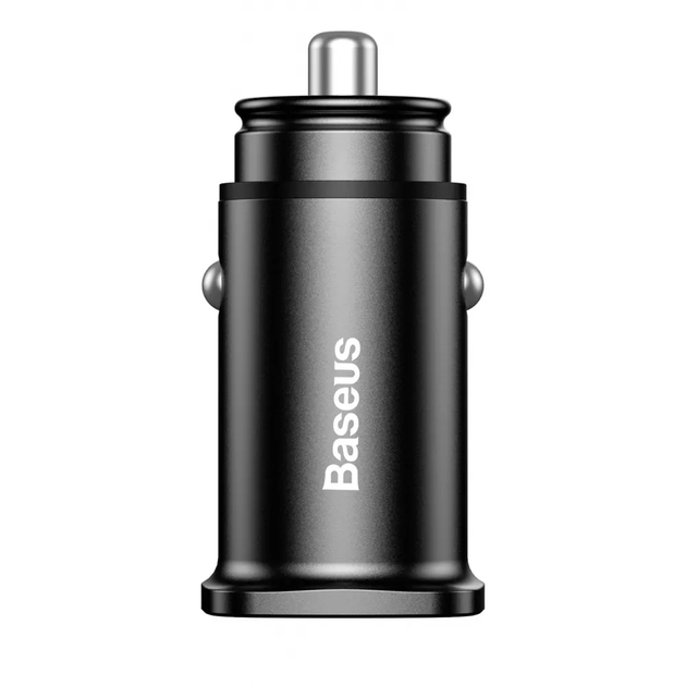 Автомобільний зарядний пристрій Baseus Variant (2USB) Black (5A) Dual Quick Charge 3.0 30W c захистом від перевантаження, чорний - зображення 3
