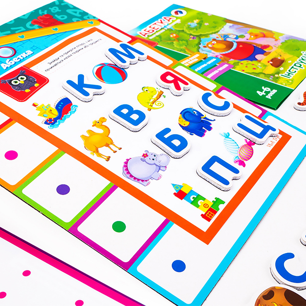 Магнитная игра Vladi Toys Абетка (укр) (VT5412-01) (4820234760336) - изображение 2