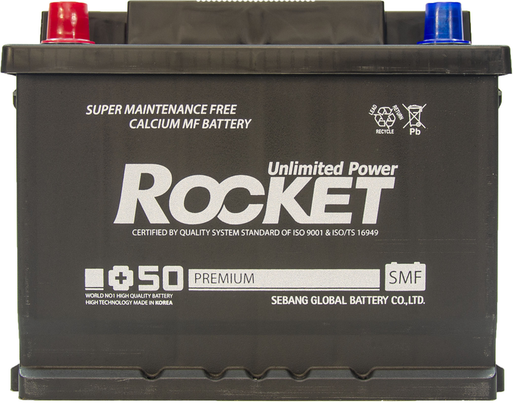 Автомобильный аккумулятор Rocket 65 Ач (+/-) Euro (570CCA) (SMF 65R-L2 ...