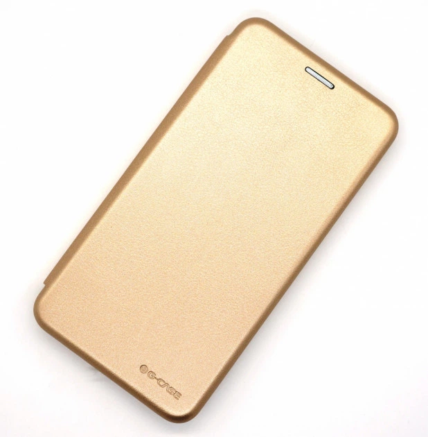Чохол G-Case для Xiaomi Redmi 7 книжка Ranger Series магнітна Gold - Фото 2 Чохол G-Case для Xiaomi Redmi 7 книжка Ranger Series магнітна Gold - зображення 2