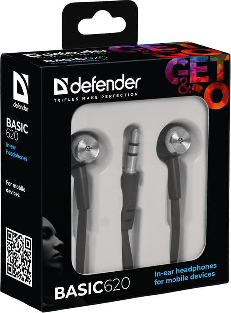 Навушники Defender Basic-620 Black (63620) (6272828) - изображение 2