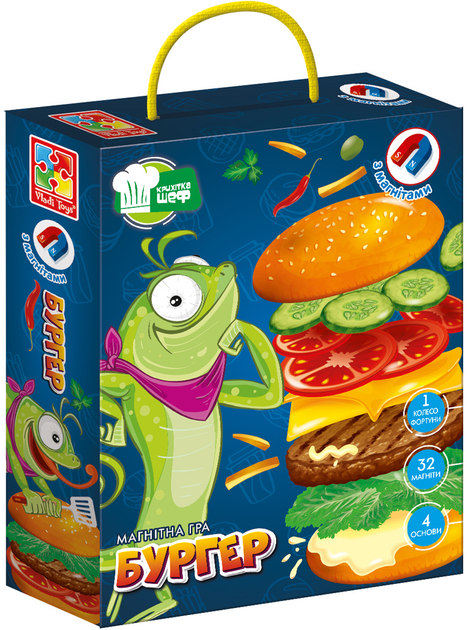 Настільна гра Vladi Toys Бургер (Укр) (VT2310-06) (4820195059623) - зображення 1