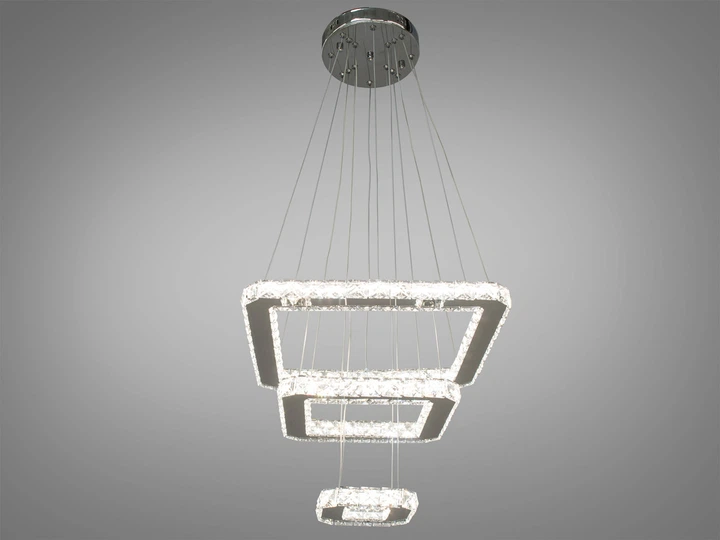 Хрустальная светодиодная люстра-подвес, 40W EcoLed 7262/S - изображение 3