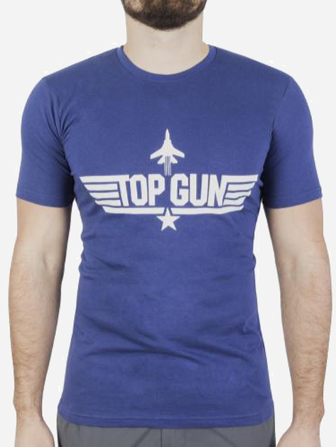 Футболка чоловіча MIL-TEC Sturm Top Gun T-Shirt 11064503 2XL Dark Navy (2000980536689) - зображення 1