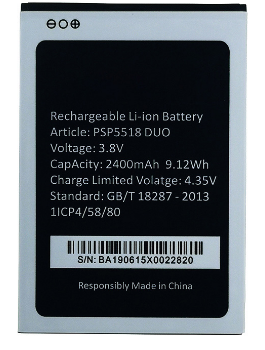 Аккумулятор Prestigio PSP5518 Muze X5 LTE 5518 2400 mAh Original PRC - Фото 2 Аккумулятор Prestigio PSP5518 Muze X5 LTE 5518 2400 mAh Original PRC - изображение 2