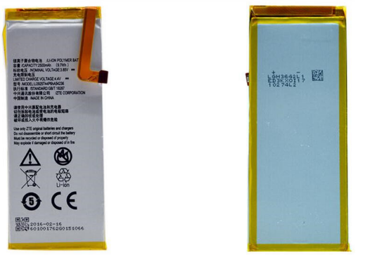 Аккумулятор ZTE Li3925T44P6hA54236 / Blade S7, T920, 2500 mAh Original PRC - изображение 4