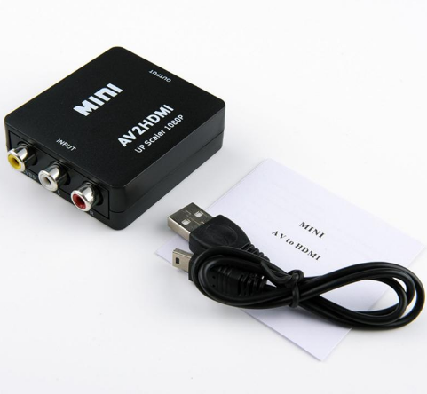 Перетворювач відео AV to HDMI / RCA to HDMI конвертер , 1080p - Фото 4 Перетворювач відео AV to HDMI / RCA to HDMI конвертер , 1080p - зображення 4