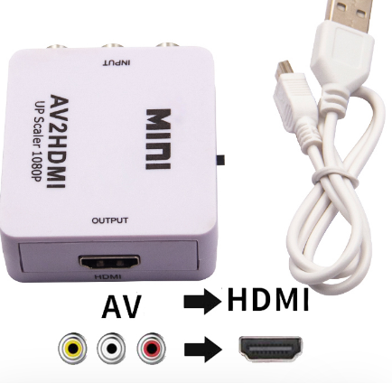 Преобразователь видео AV to HDMI / RCA to HDMI конвертер , 1080p - изображение 5