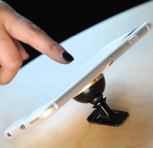 Автодержатель магнитный Baseus 360-degree Mount Holder Gold (SUGENT-NT0V) Baseus SUGENT-NT0V Черно-золотистый - изображение 4