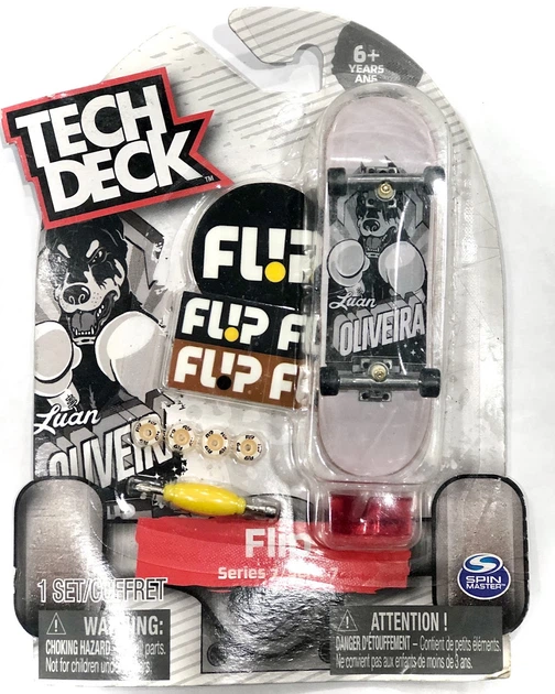 Фингерборд Tech Deck Flip Oliveira - мятая упаковка - Фото 1 Фингерборд Tech Deck Flip Oliveira - мятая упаковка - изображение 1