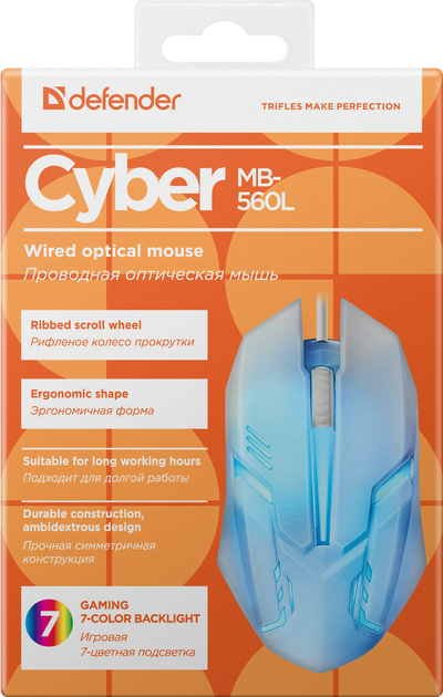 Миша Defender Cyber MB-560L (52561) (6462789) - изображение 8