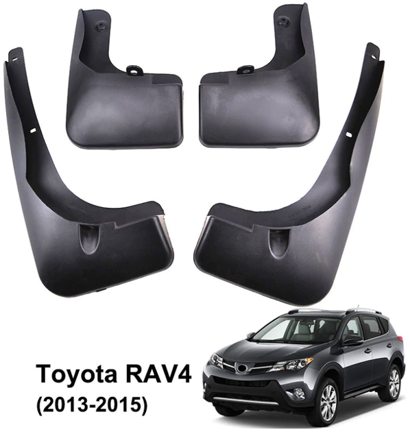 Бризковики MGC TOYOTA RAV4 2012-2015 р. в. комплект 4 шт PU060-4213 - зображення 4