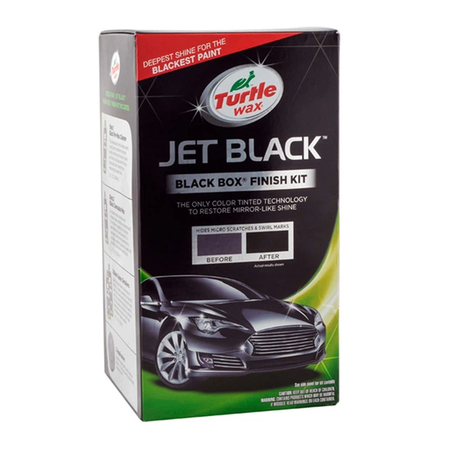 Набор полиролей для авто черного цвета Turtle Wax Black Box Jet Black