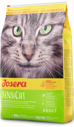 Сухой корм Josera SensiCat для кошек с чувствительным пищеварением, 10 кг - Фото 2 Сухой корм Josera SensiCat для кошек с чувствительным пищеварением, 10 кг - изображение 2
