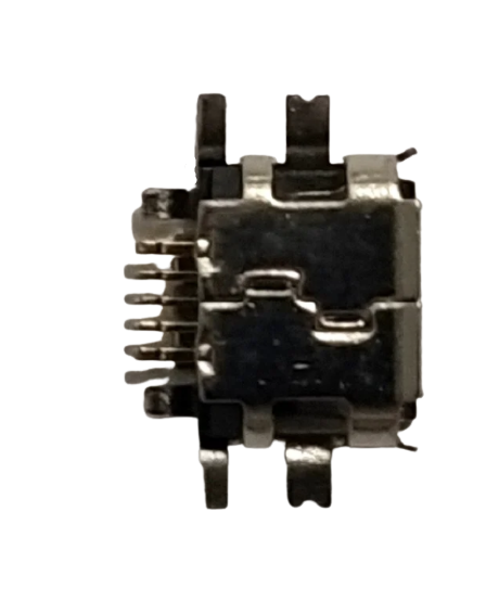Конектор заряджання для Nokia E52, E55, N97, N97 Mini, 5 pin, micro-USB (тип-B) - Фото 2 Конектор заряджання для Nokia E52, E55, N97, N97 Mini, 5 pin, micro-USB (тип-B) - зображення 2