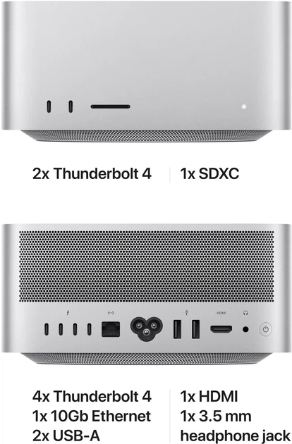 Komputer Apple Mac Studio M1 Ultra/48 rdzeni GPU/64GB/1TB (MJMW3) - Zdjęcie 5 Komputer Apple Mac Studio M1 Ultra/48 rdzeni GPU/64GB/1TB (MJMW3) - obraz 5