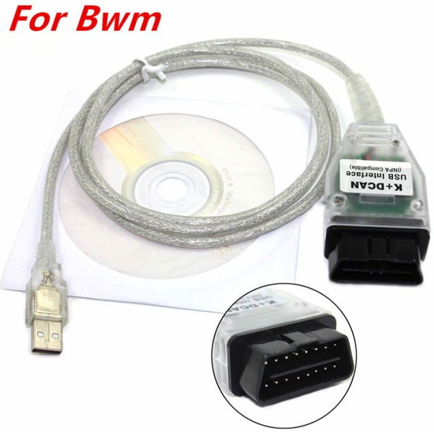 Диагностический сканер INPA K+DCAN FT232RL OBD2 649576723 Прозрачный - изображение 2