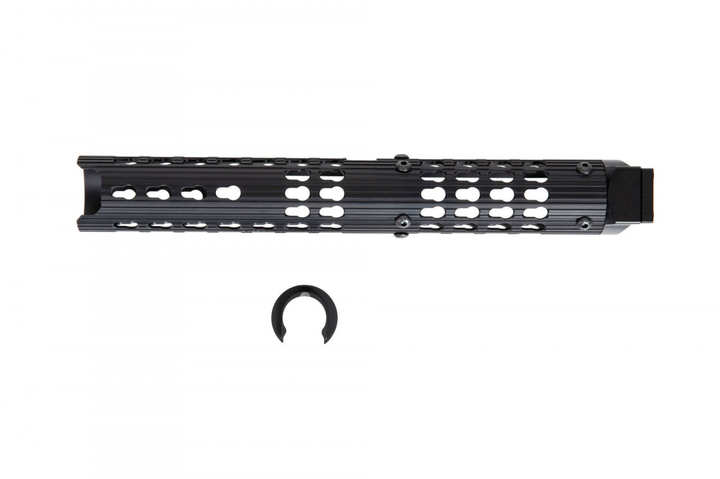 Цівка 5KU KeyMod Long Handguard AK Black - изображение 2