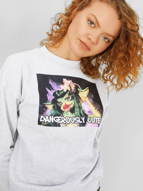 Світшот жіночий C&A 2092178_dangerously.cute M Світло-сірий з принтом від Rozetka на платформі USKIDKA Акція на Світшот жіночий C&A 2092178_dangerously.cute M Світло-сірий з принтом від Rozetka