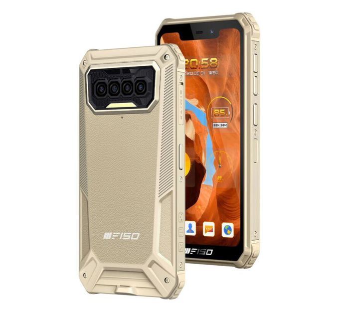 Захищений смартфон OUKITEL F150 B2021 6/64Gb 8000 мАг Sahara - Фото 2 Захищений смартфон OUKITEL F150 B2021 6/64Gb 8000 мАг Sahara - зображення 2