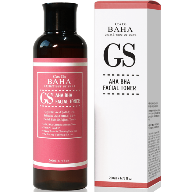 Тонер для лица с кислотами Cos De Baha Aha/Bha GS Toner (GS) 200 мл - изображение 2