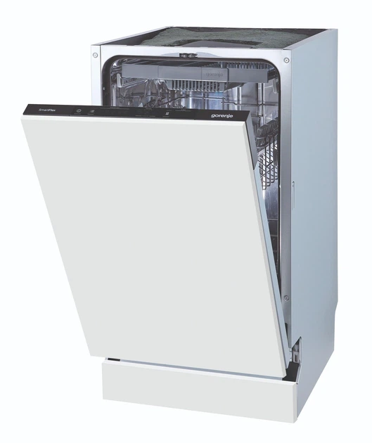 Встраиваемая посудом. машина Gorenje GV561D10/инверторная/45 см./ 11 компл./ 3 корзины/5 прогр./полн.AquaStop/кнопочное упр/А+++ (GV561D10) - изображение 9