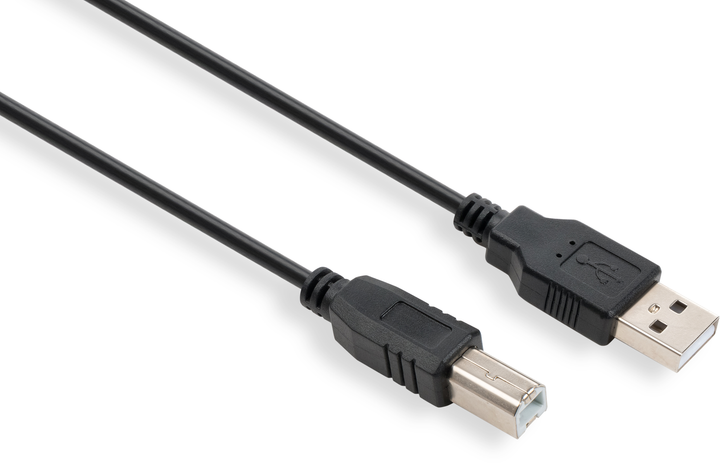 Кабель для принтера Vinga USB AM - USB BM 1.8 м (VCPDCAMBM1.8BK) – фото ...