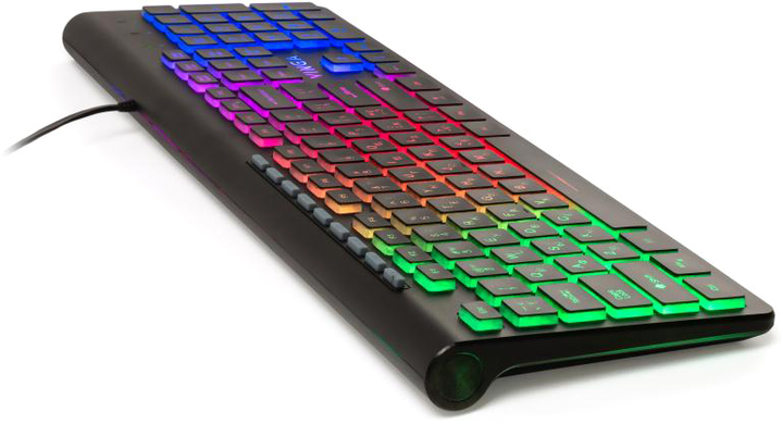 Клавиатура проводная Vinga KB460 USB Black (KB-460 Black) - изображение 5
