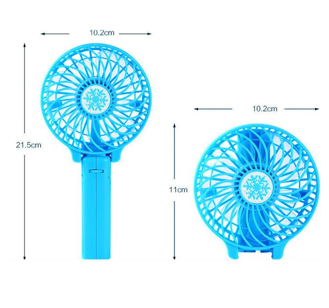 Ручной вентилятор USB с аккумулятором.  вентилятор с зарядкой .