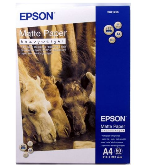 Бумага Epson A4 Matte Paper-Heavyweight, 50л. (C13S041256) – фото ...