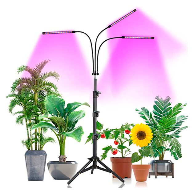 Светодиодная Фитолампа 3 головы Grow Light для выращивания растений ...