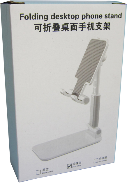 Тримач для телефона/планшета Dynamode White (Phone Stand white) - зображення 7